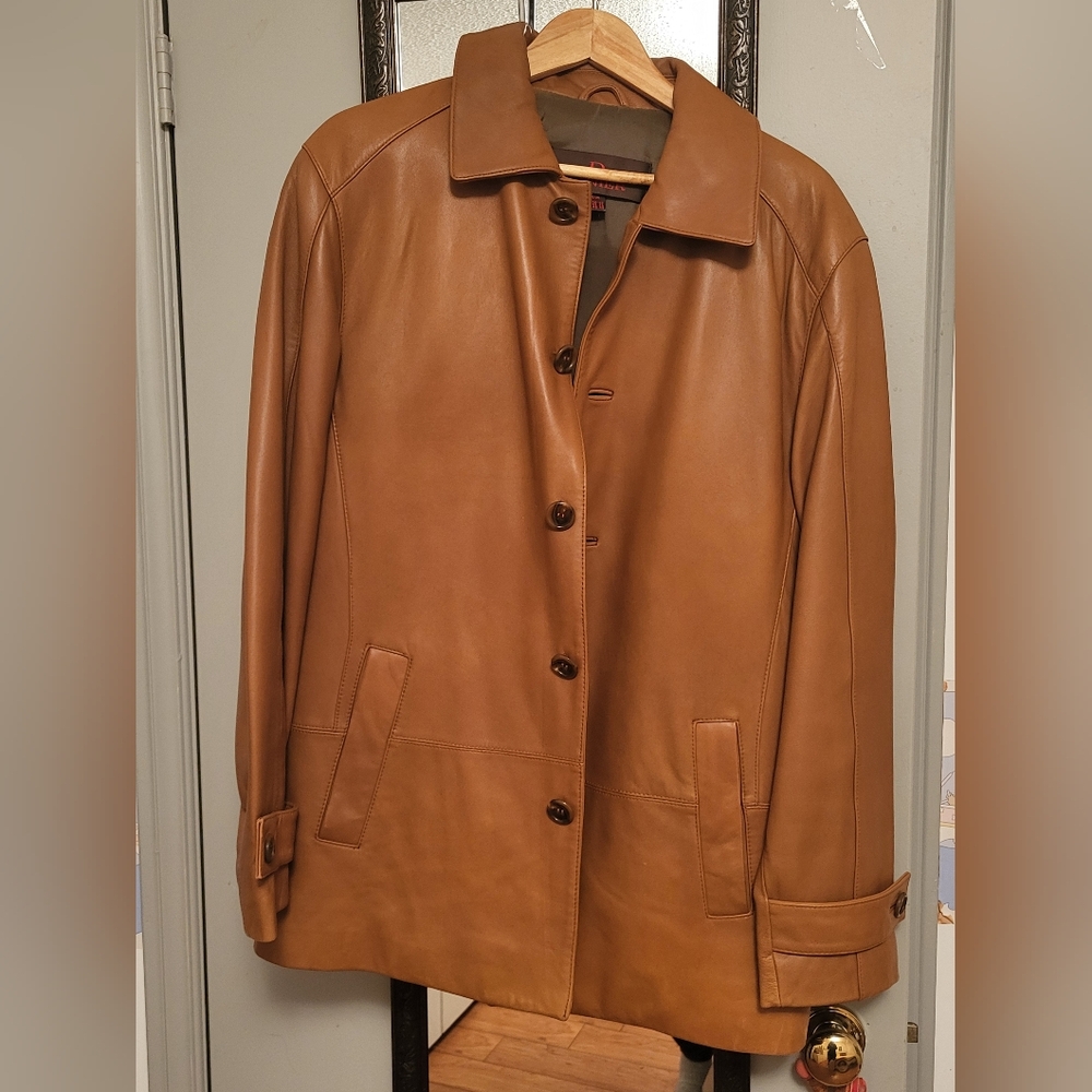 Danier Men's Brown Leather Jacket